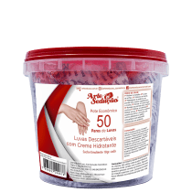 Arte Sedução Manicure - Luvas Descartáveis (50 Pares)