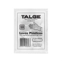 Talge Plástica - Luva Descartável (100 Unidades)