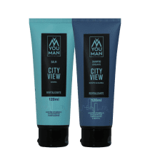 Imagem do produto Kit para barba da linha City View | 2 ítens | shampoo esfoliante e balm purificante