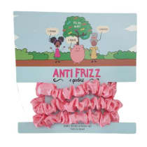 Stuff Anti Frizz Rosa Chiclete - Xuxinhas de Cetim (3 Unidades)