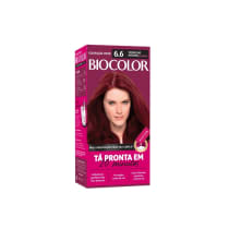 Biocolor 6.6 Vermelho Intenso - Coloração Permanente