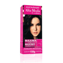 Alta Moda é... Colore Jabuticaba 1 Preto - Coloração Permanente 150g