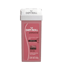 DepiRoll Roll On Rosa Sensível - Cera Depilatória Refil 100g
