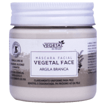 Vegetal do Brasil Argila Branca - Máscara Facial 180g