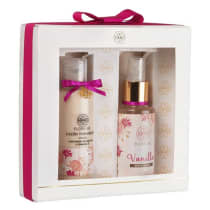 Locao Corporal Hidratante e Body Splash Vanilla Kit BA12 Flora Vie