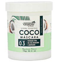 Vegetal do Brasil Coco - Máscara Capilar 1L