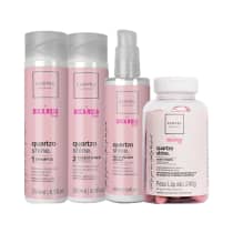 KIT CADIVEU ESSENTIALS QS 60CÁPS+PROT200ML+SH250ML+COND250ML KITS ÚNICA ÚNICA UNICA
