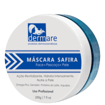 Dermare Safira Azul - Máscara Facial 200g