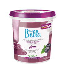 Depil Bella Açaí - Cera Depilatória Morna Hidrossolúvel 1,3Kg