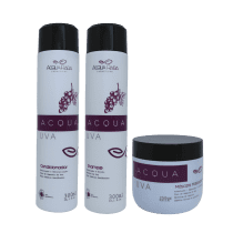 Kit AcquaRara Acqua Uva Matizador (3 Produtos)