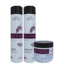 Kit AcquaRara Acqua Uva Matizador (3 Produtos)