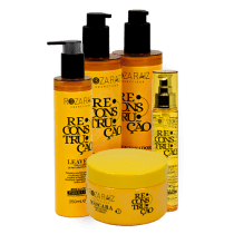 Kit Roza Raiz Cosméticos Reconstrução (5 Produtos)
