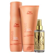 Wella Professionals Invigo Nutri Enrich Duo Home Care e Oil Reflections 100ml (3 Produtos)