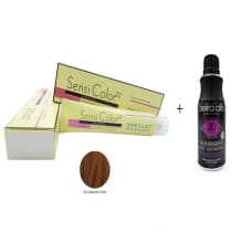 Kit Alergoshop SensiColor Eclat Cor 5.0 Castanho Claro + Água Oxigenada Beira Alta 20 Volumes (2 Produtos)