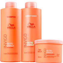 Wella Professionals Invigo Nutri-Enrich - Kit Nutrição Profunda Trio Salão (3 Produtos)
