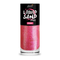 Bella Brazil Liquid Sand 1308 Pink - Esmalte Efeito Cristal 9ml