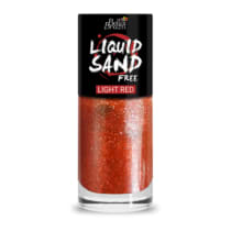 Bella Brazil Liquid Sand 1309 Light Red - Esmalte Efeito Cristal 9ml