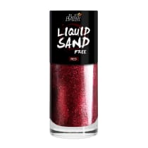 Bella Brazil Liquid Sand 1303 Red - Esmalte Efeito Cristal 9ml