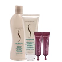 Senscience Silk Moisture Duo Home Care e CPR Tratamento Reconstrutor 2x25ml