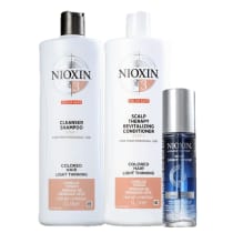 Kit Nioxin System 3 Cleanser + Night Density Rescue Salon (3 Produtos)