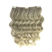 Aplique Mega Hair Tic Tac Bella Hair - 1 tela - Cabelo Humano Ondulado Loiro Ysm 55cm blz