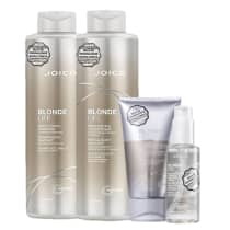 Joico Blonde Life Brightening Shampoo 1L Condicionador 1L Mascara 150ml Oil 100ml