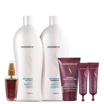 Senscience Silk Moisture Duo 1L Renewal Mask 150ml CPR Tratamento Reconstrutor 2x25 e True Hue Oleo 55ml