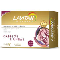 Lavitan Cabelos e Unhas - Suplemento Vitamínico (60 Cápsulas)