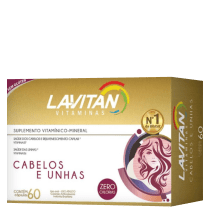 Cimed Lavitan Cabelos e Unhas - Suplemento Vitamínico (60 Cápsulas)