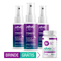 Kit Ativo Natural Tratamento para Queda de Cabelo (4 Produtos)