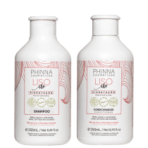 Kit Phinna Cosméticos Liso D+ - Shampoo 250ml + Condicionador 250ml