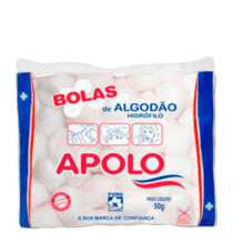 Apolo - Bolas de Algodão Hidrófilo 50g