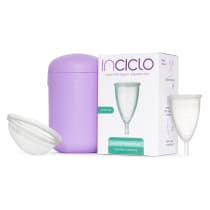 Kit Inciclo Coletor Menstrual Modelo B + Lovin Disco Menstrual + Cápsula Esterilizadora Lavanda (3 Produtos)