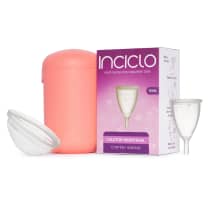 Kit Inciclo Coletor Menstrual Teen + Lovin Disco Menstrual + Cápsula Esterilizadora Rosa (3 Produtos)
