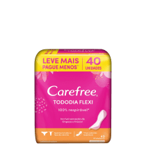 Carefree Tododia Flexi - Protetor Diário (40 Unidades)