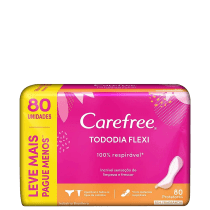 Carefree Tododia Flexi Sem Perfume - Protetor Diário (80 Unidades)