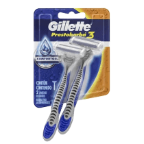Gillette Prestobarba 3 - Aparelho de Barbear (2 Unidades)