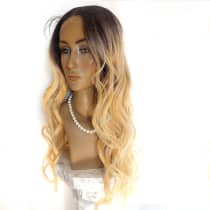 Bella Hair Joanna Lace Wig cor T6/613 - Peruca de Cabelo Orgânico