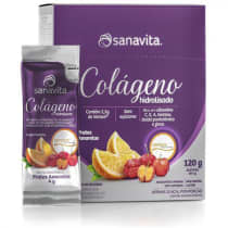 Sanavita Frutas Amarelas - Colágeno Hidrolisado 30 Sachês