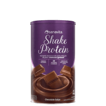 Sanavita Shake Protein Chocolate Suíço - Suplemento Alimentar 450g