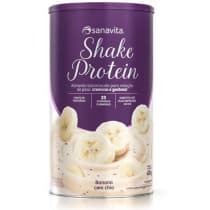 Sanavita Shake Protein Banana com Chia - Suplemento Alimentar 450g