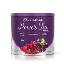 Sanavita Power Tea Hibiscus Uva - Chá Natural 200g