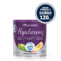 Sanavita Hyaluronic Skin Pêssego com Capim Santo - Ácido Hialurônico em Pó 300g