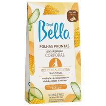 Depil Bella Mel e Aloe Vera - Folha Depilatória Corporal (16 Unidades)