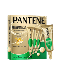 Ampola Capilar Pantene Reconstrução Revitalizadora, 3x45ml.