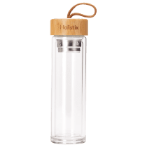 Holistix Vidro Duplo com Infusor - Garrafa de Vidro 360ml