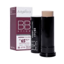 Árago BB Stick Hidracolors FPS 65 Natural - Base em Bastão 16g