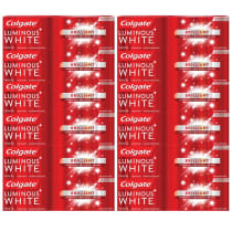 Kit Creme Dental Colgate Luminous White Brilliant 70g com 12 unidades