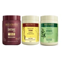 Kit Bio Extratus Cronograma Capilar Vegano (3 Produtos)