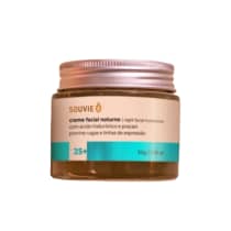Sérum facial vegano noturno 25+ com ácido hialurônico - Souvie